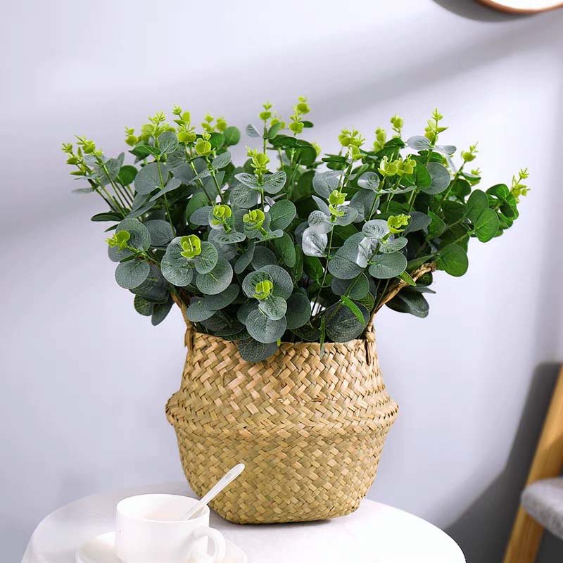 Hoa Giả 🌺 Cây lá táo giả 16 nhánh