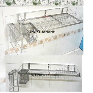 Kệ úp chén đa năng, kệ úp chén bát inox 304 KCDN 60DT
