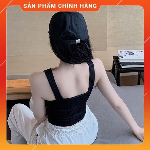 Áo Lót Nữ Bra Tập Gym Thể Thao Len Tăm Hàn Kết Hợp Với Vest Khoác Ngoài Thanh Lịch V90
