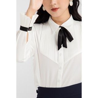 Áo sơ mi dài tay nơ cổ - 20Again