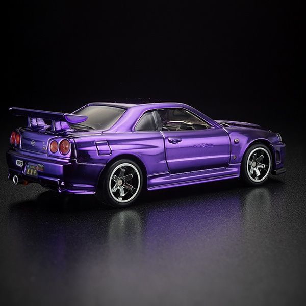 Xe mô hình bánh cao su 1/64 Hot Wheels RLC Exclusive Nissan Skyline GT-R (BNR34)