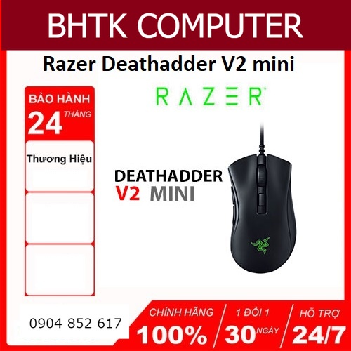 Chuột Razer DeathAdder V2 Mini nhỏ gọn vừa tay - hàng chuẩn hãng bảo hành 24 tháng