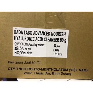 Kem rửa mặt Hadalabo 25g - 80g