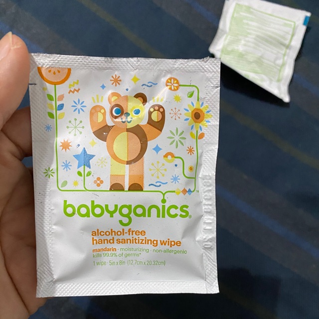 Khăn ướt diệt khuẩn Babyganics - Mỹ