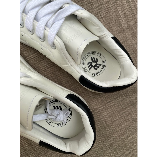 Giày sneakers VNXK Wigo trắng đẹp nam nữ thời trang xuất xịn giá shock