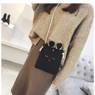 Túi đeo chéo ulzzang thỏ loại 1-TXN42