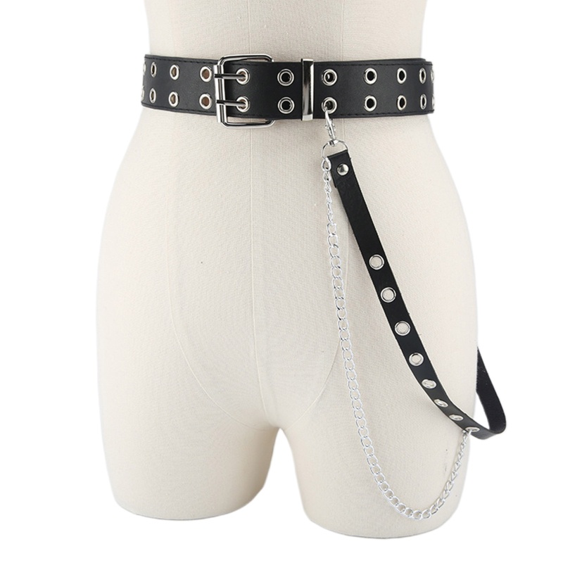 Thắt Lưng Da PU Màu Trơn Khóa Hợp Kim Thời Trang Cho Nữ