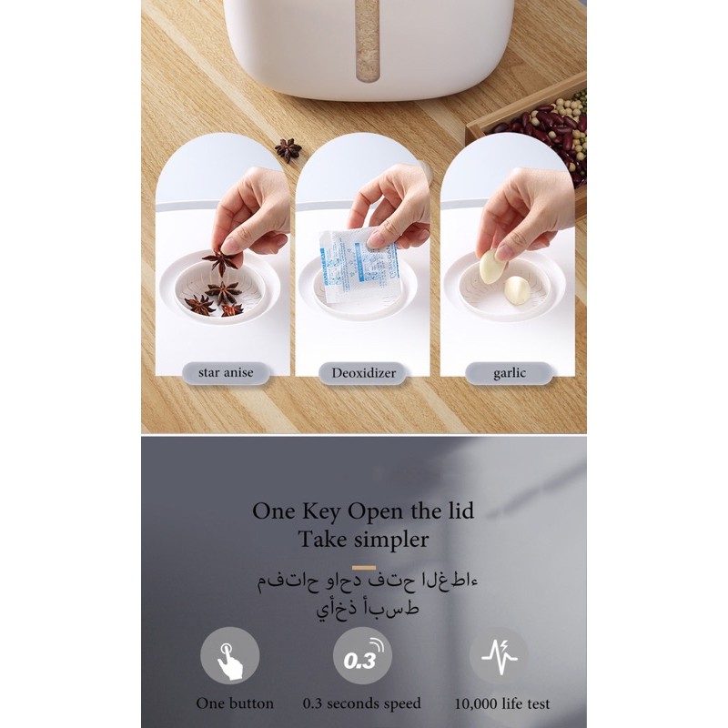 Thùng gạo Ecoco 10kg có sẵn