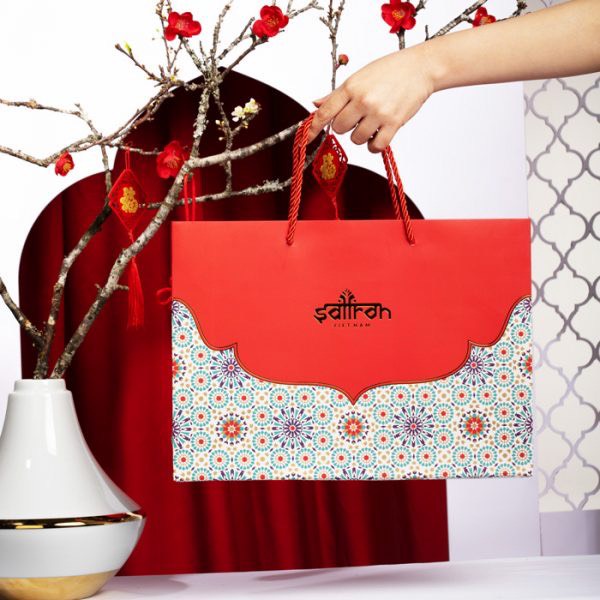 Bộ quà Nhụy hoa nghệ tây Saffron Việt Nam kèm quà tặng và trà hoa cao cấp