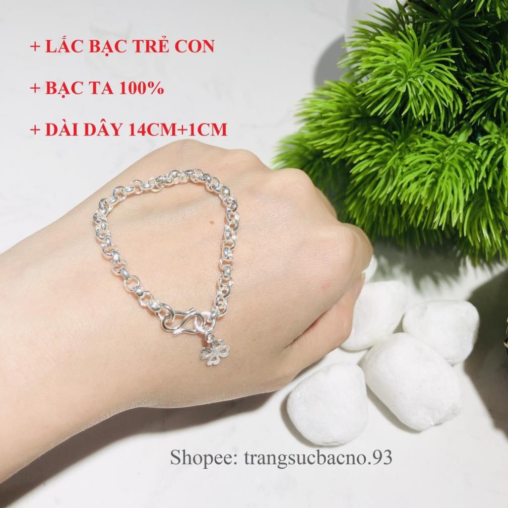 (CAM KẾT BẠC THẬT)  LẮC BẠC CHO BÉ VÒNG TAY VÒNG CHÂN BẠC TRẺ EM TRANG SỨC NO.93