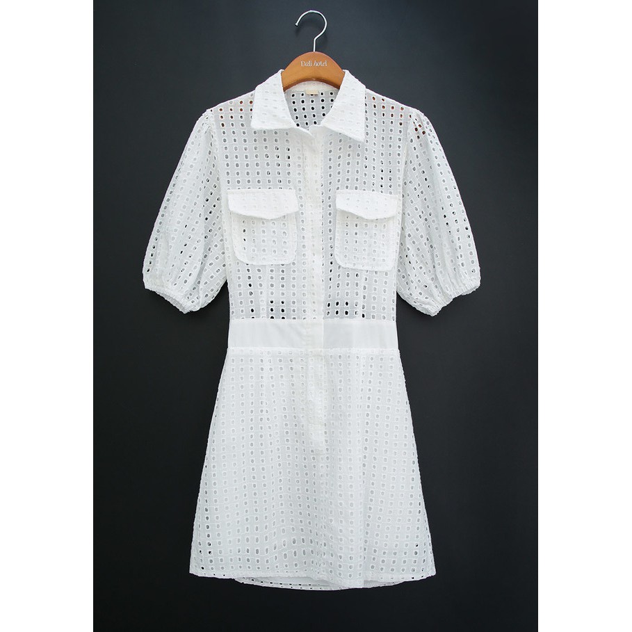 Lucy Dress - Đầm đục lỗ vuông
