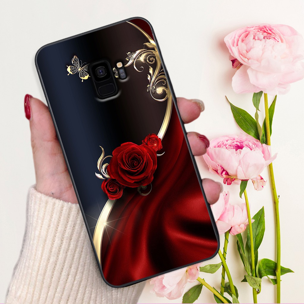 Ốp lưng điện thoại Samsung Galaxy S9 - S9 PLUS in hình hoa siêu đẹp- Doremistorevn