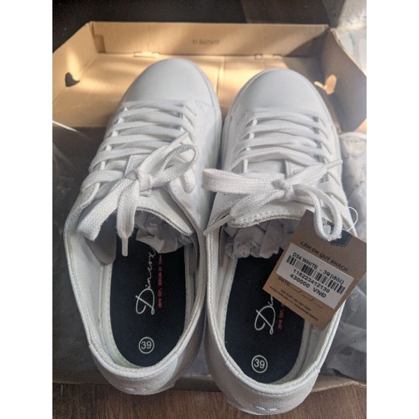 Thanh Lý Giầy DIN COX D34 trắng size 39, 40