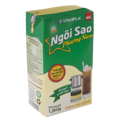 Sữa đặc Ngôi sao Phương Nam Xanh lá HỘP GIẤY 1284G