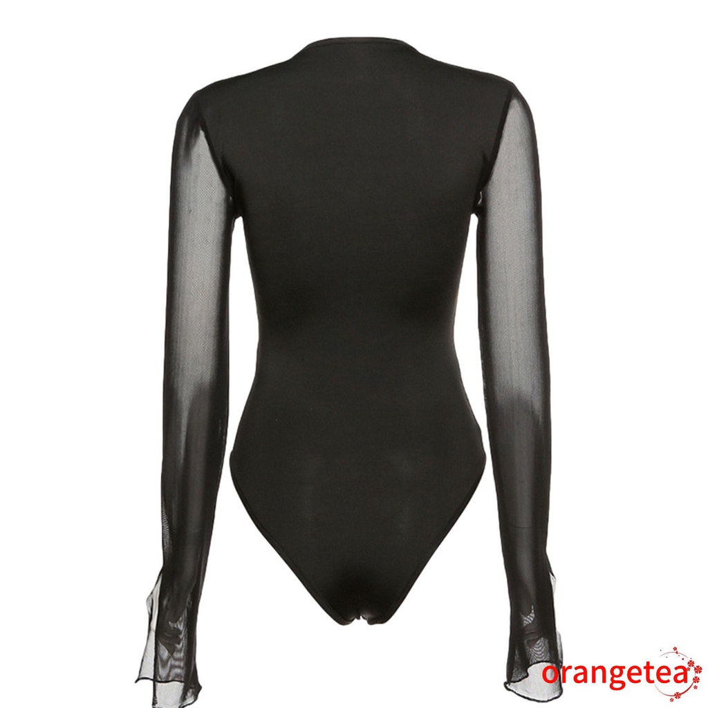 Áo liền quần Tay Dài Cổ Chữ V Màu Sắc Thời Trang Cho Nữ | BigBuy360 - bigbuy360.vn