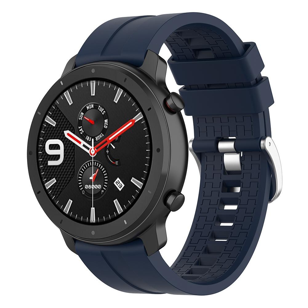 Dây Đeo Thay Thế Chất Liệu Silicon Màu Trơn Cho Amazfit Gtr 47mm