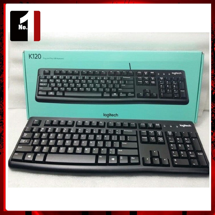 Bàn Phím Máy Tính Chính Hãng Logitech K120 Bàn Phím Vi Tính Laptop Pc Văn Phòng Có Dây