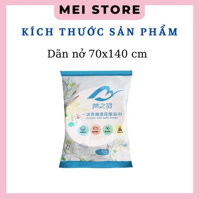 Khăn Tắm Nén Du Lịch Bằng Cotton Tiện Lợi Dùng Một Lần 70*140 cm