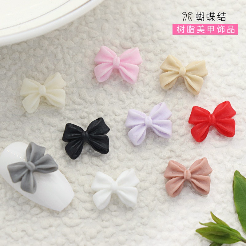 5PCS Butterfly Nail Art DecorationFor DIY 3D Nail Charm Accessories Mixed Style Japanese 9Colors Nail Art Rhinestone Jewelry