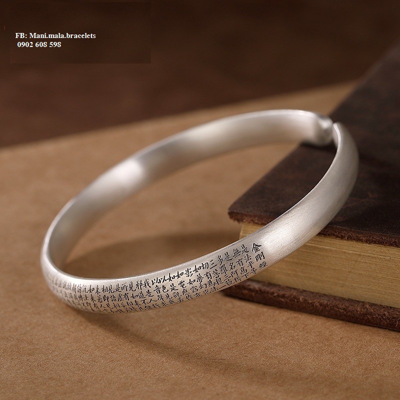 Vòng Tay Khắc Chú Đại Bi Tâm Kinh Kim Cang