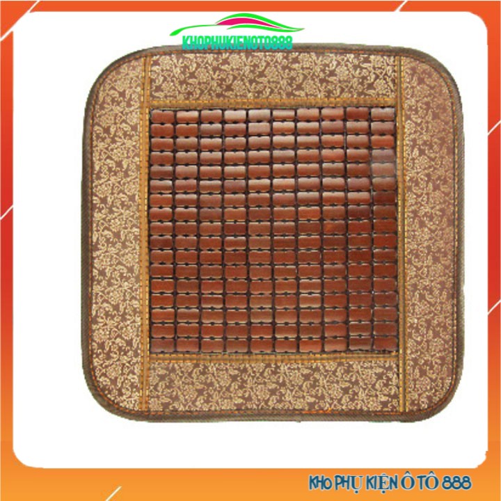 Thảm lót ghế bằng tre trúc cho ghế văn phòng ô tô 4 mùa tạo sự đối lưu không khí thoải mái 45x45cm
