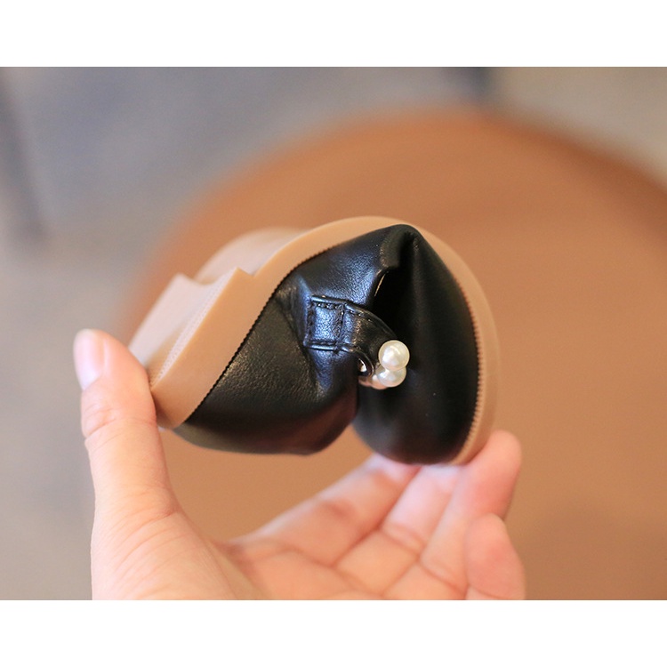 Giày  búp bê cho bé đế mềm,Giày bít quai dán và gắn nơ dễ thương Hàng Chính Hãng MGbay MSP V290