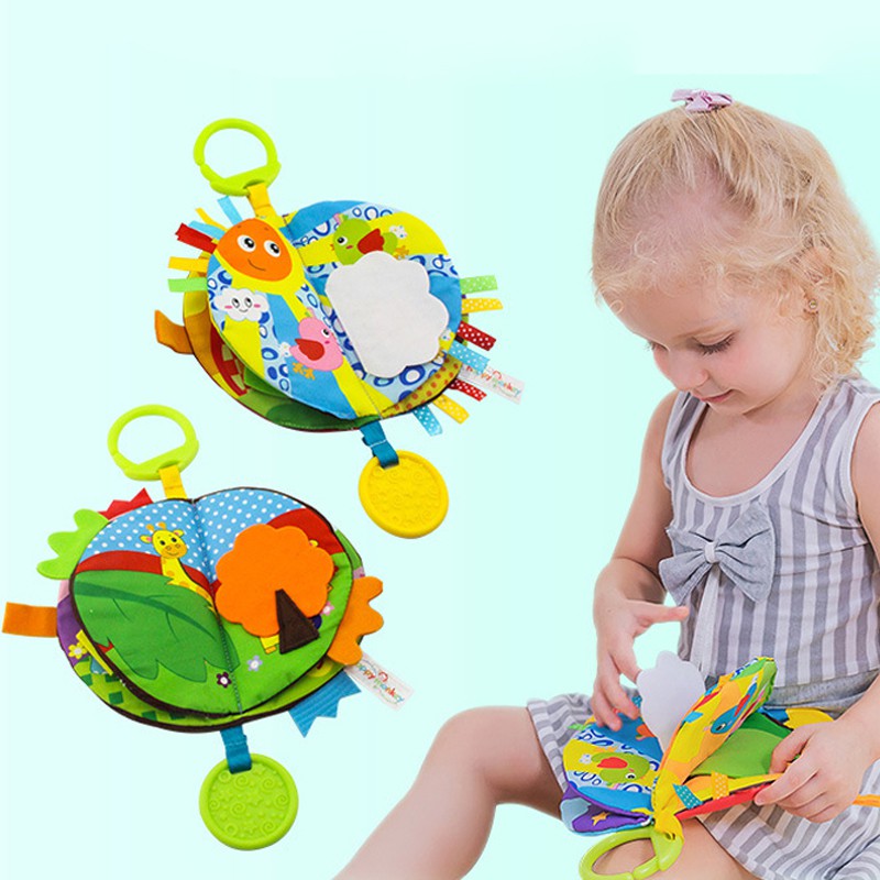 Sách Vải Mềm Tiếng Anh Chủ Đề Động Vật Phát Triển Trí Não Cho Bé