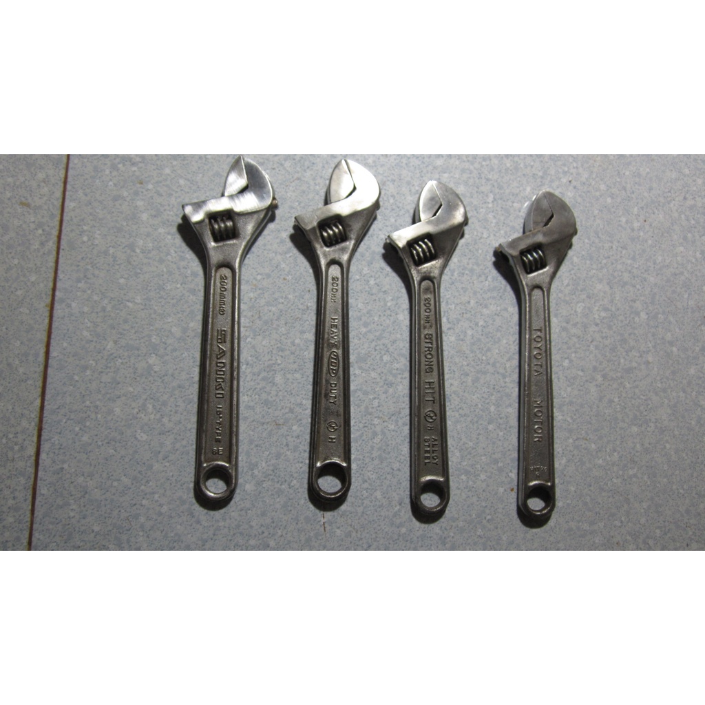 Mỏ lết nội địa Nhật 200mm hiệu TOP, SANKY, HIT, TOYOTA