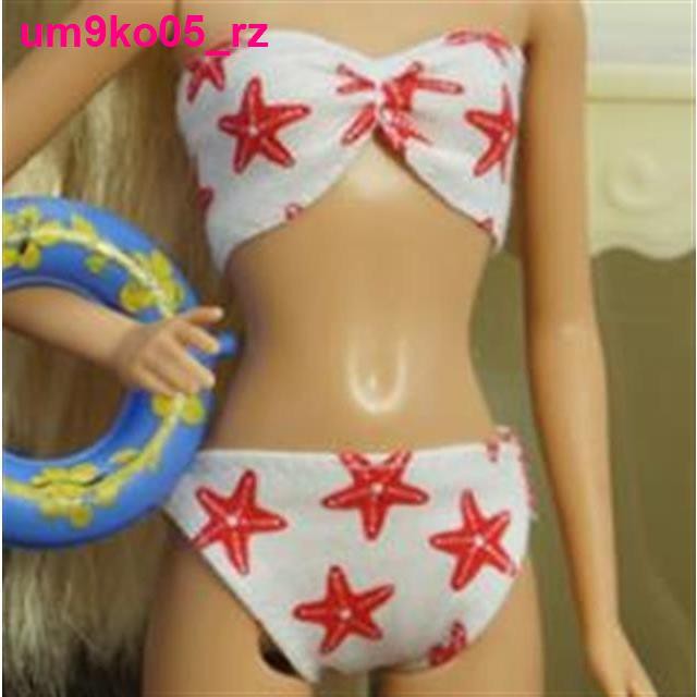 đồ sơ sinhÁo tắm đồ lót kiểu ba điểm 30 cm Búp bê Barbie Pyrene thay quần quà sinh nhật bé gái chơi nhà