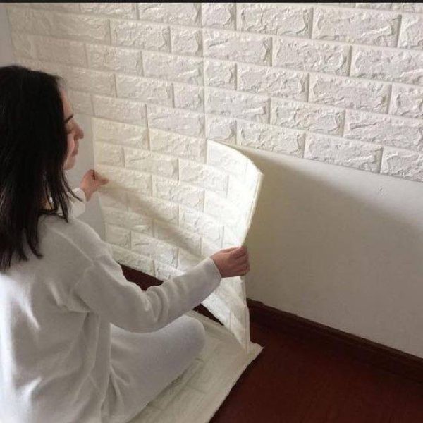 [THANH LÝ XẢ KHO] Xốp Giả gạch giá rẻ bóng đẹp, keo chắc chắn khổ 39*70 cm | BigBuy360 - bigbuy360.vn