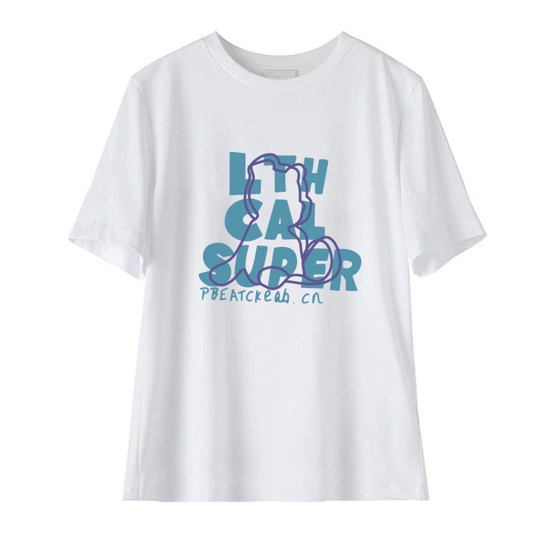 NRVP Áo Thun Tay Ngắn Cổ Tròn Thời Trang Mùa Hè Phong Cách Hàn Quốc