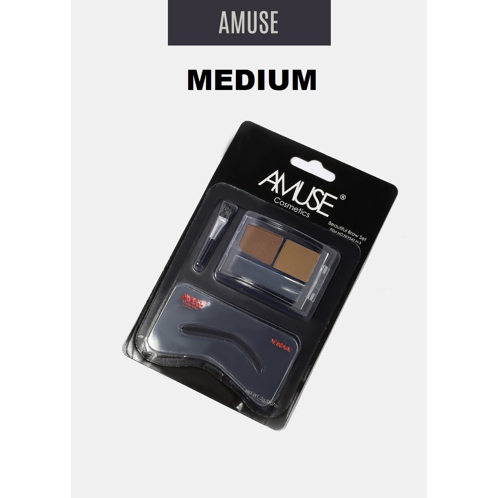 BỘT TÁN LÔNG MÀY AMUSE DUO EYEBROW SHADOW