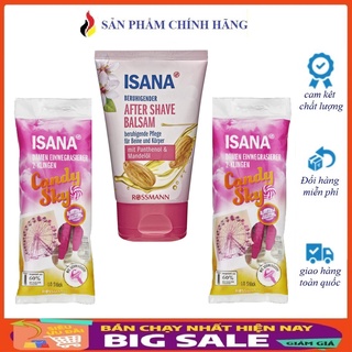 Kem dưỡng sau cạo lông, kem dưỡng sau Wax Isana - Nội địa Đức Đủ Bill