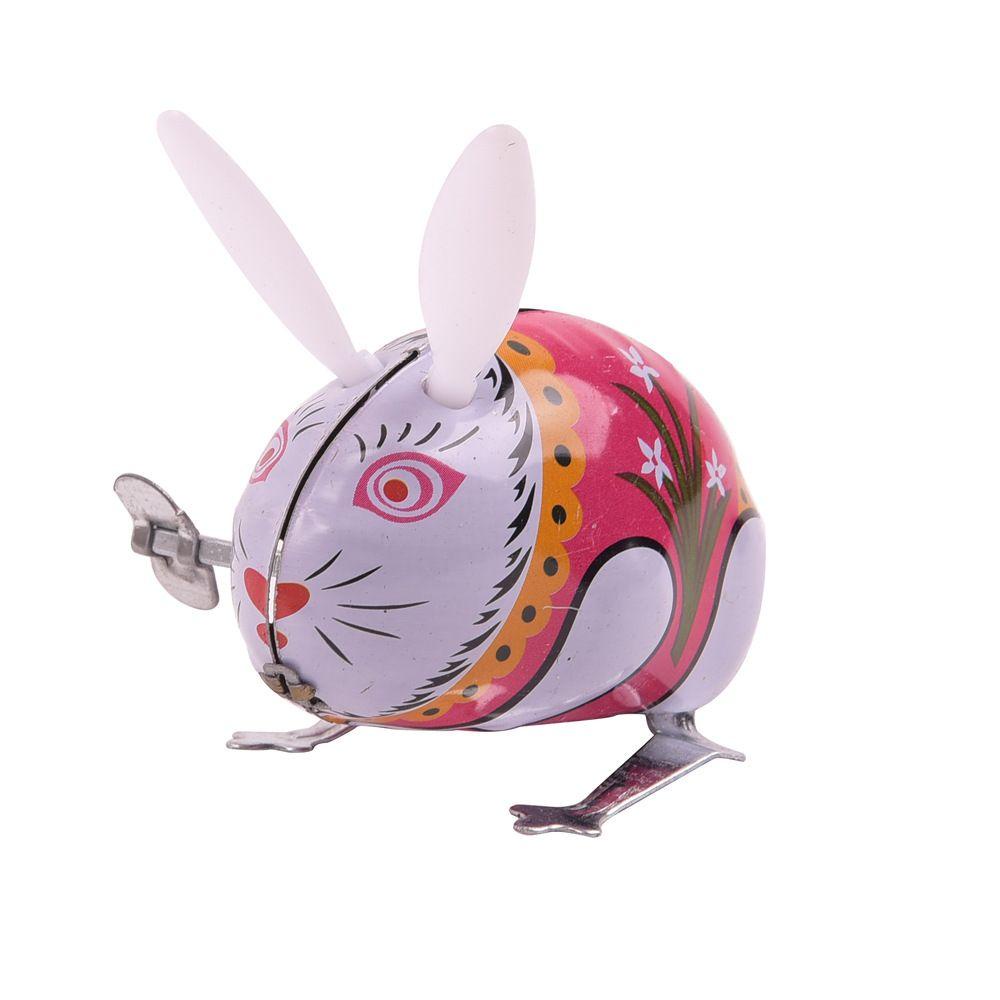 Đồ Chơi Thỏ / Chuột Bằng Sắt Lên Dây Cót Giáo Dục Sớm Cho Bé