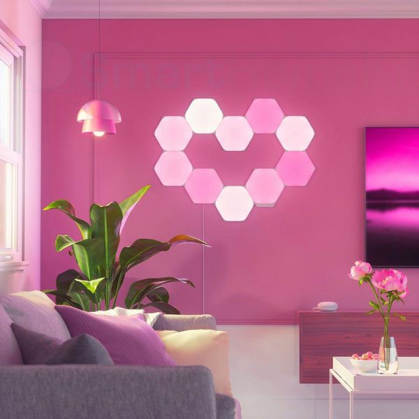 Nanoleaf Hexagon Shapes lục giác | Đèn lắp ghép cao cấp 16 triệu màu thông minh