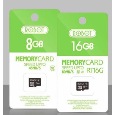 Bộ Nhớ Micro Robot 4gb / 16gb