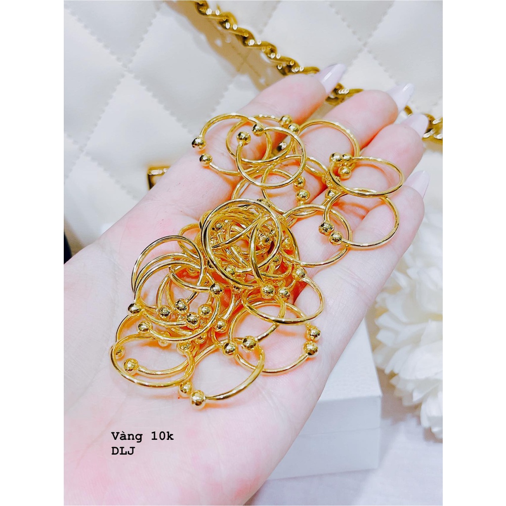 Nhẫn bi bóng vàng