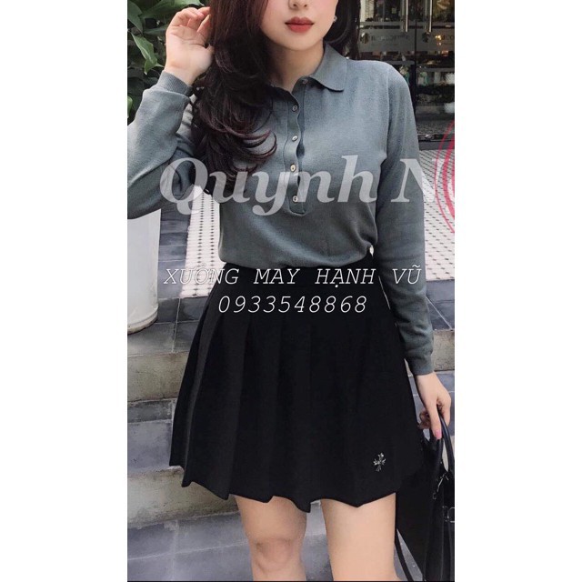 CHÂN VÁY XẾP LY TENNIS XINH CHÂN VÁY XẾP LY CHẤT TUYẾT MƯA ĐỨNG FROM THỜI TRANG BANAMO FASHION CHÂN VÁY TENNIS 5314