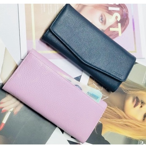 Ví dài nữ ,bóp nữ cầm tay da thật nhập khẩu . thời trang Lucaster store bảo trì trọn đời Full box.