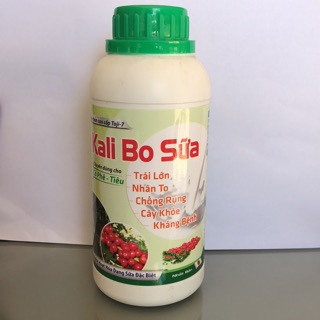 Phân bón lá : kali Bo Sữa ( An Giang ) 500ml .