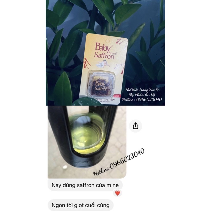 Nhuỵ Hoa Nghệ Tây Baby Brand Saffron Chính Hãng Kashmir 1gr - HSD:10/2024