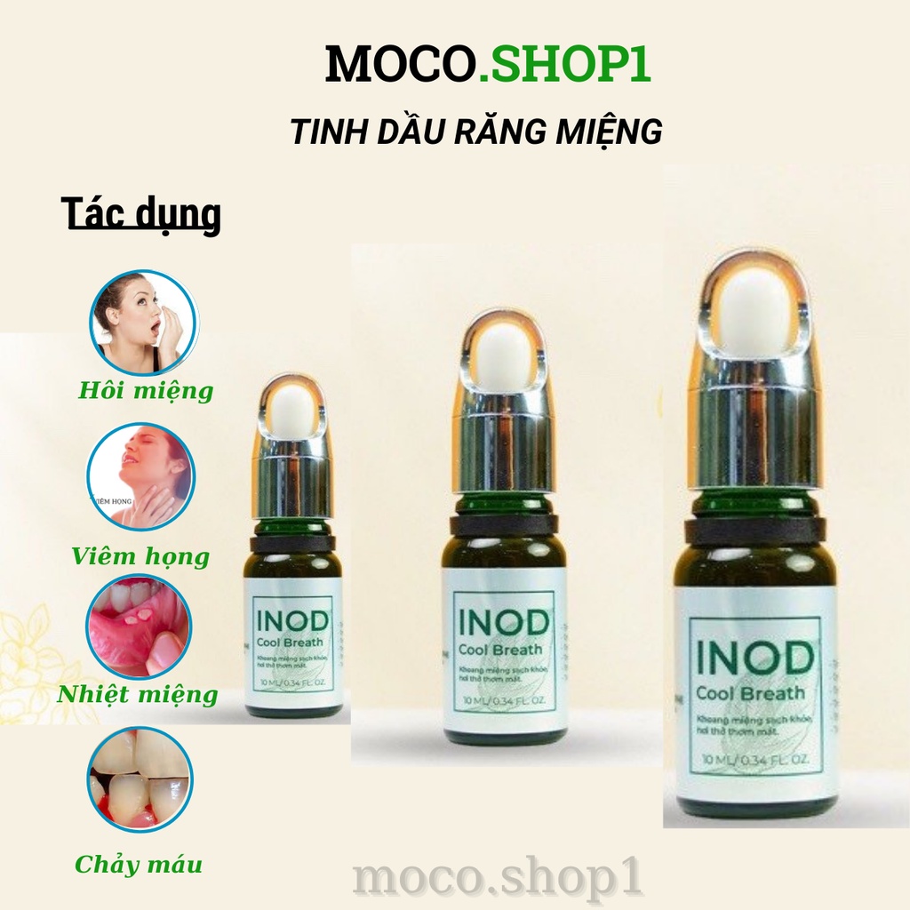 (sỉ) Tinh dầu răng miệng INOD Huyền Phi , serum hôi miệng 10ml, hết hôi mồm, viêm lợi, lợi trùm, đau răng,nhiệt miệng