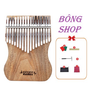 Đàn Kalimba Gecko K17CAP 17 Phím Gỗ Long Não