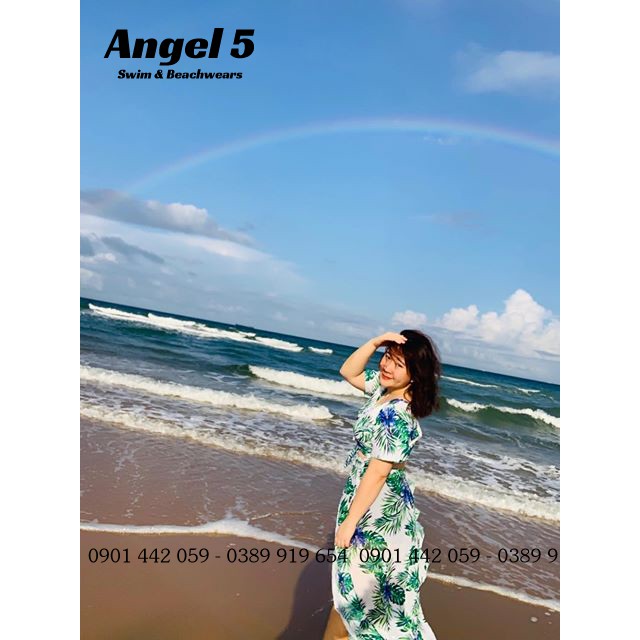 Set đồ bơi đi biển có đầm maxi BK115 | BigBuy360 - bigbuy360.vn