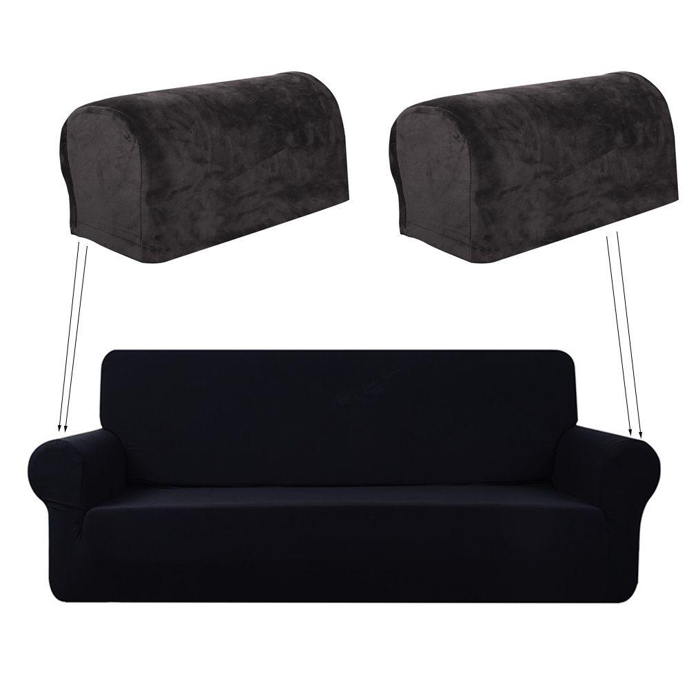Daphs Armchair Bọc Nhà Giả|Khăn Nhung Bọc Tay Vịn Ghế Sofa Chống Bụi Tiện Dụng