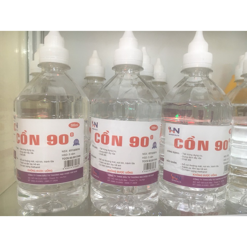 CỒN 90 ĐỘ SÁT KHUẨN  500ML