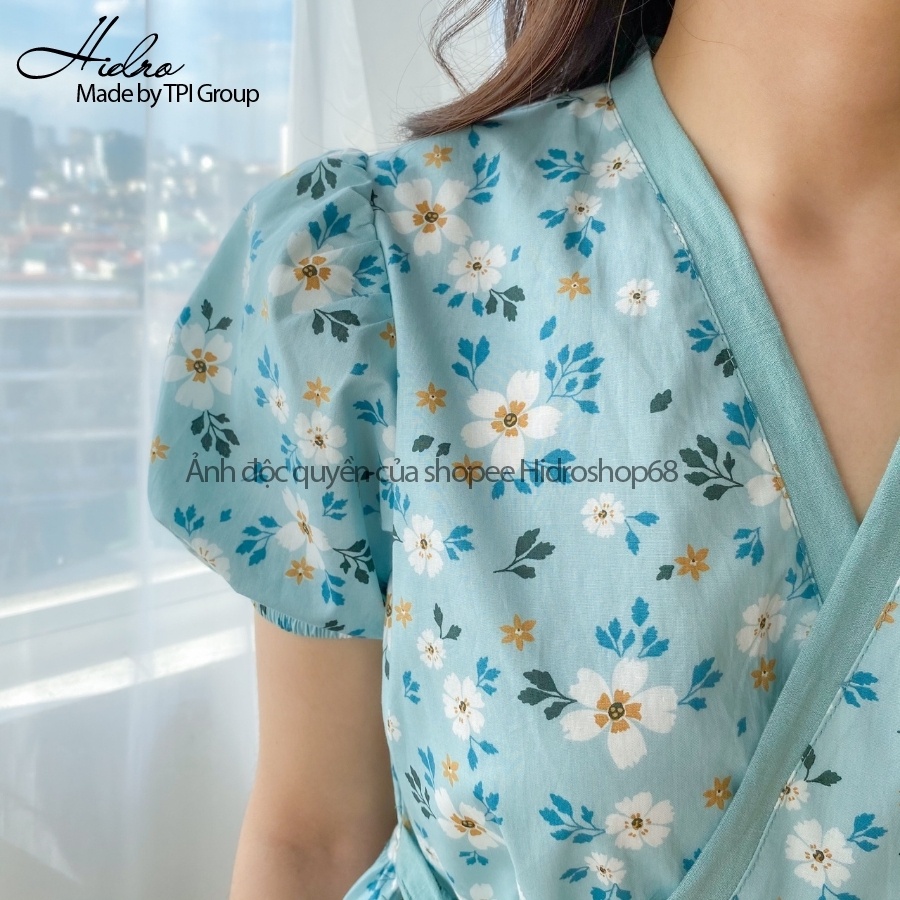 Set Bộ Kimono Hoa Nhí Cộc Tay Phối Quần Sooc Đũi | BigBuy360 - bigbuy360.vn