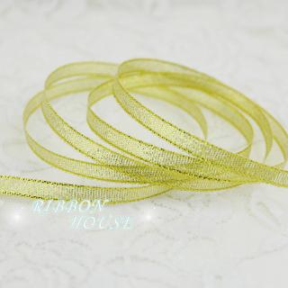 (25 thước / lốc) 1 / 4 '' (6mm) ruy băng vàng bạc polyester ruy băng đóng gói Giáng sinh cao cấp
