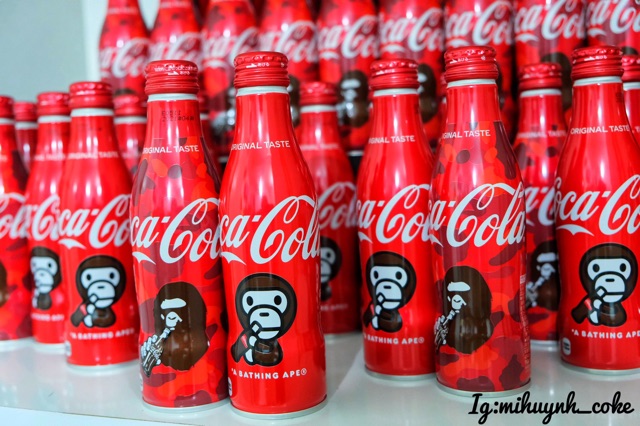 Coca Cola set Bapexcocacola ( 2 chai 2 hình giống ảnh )