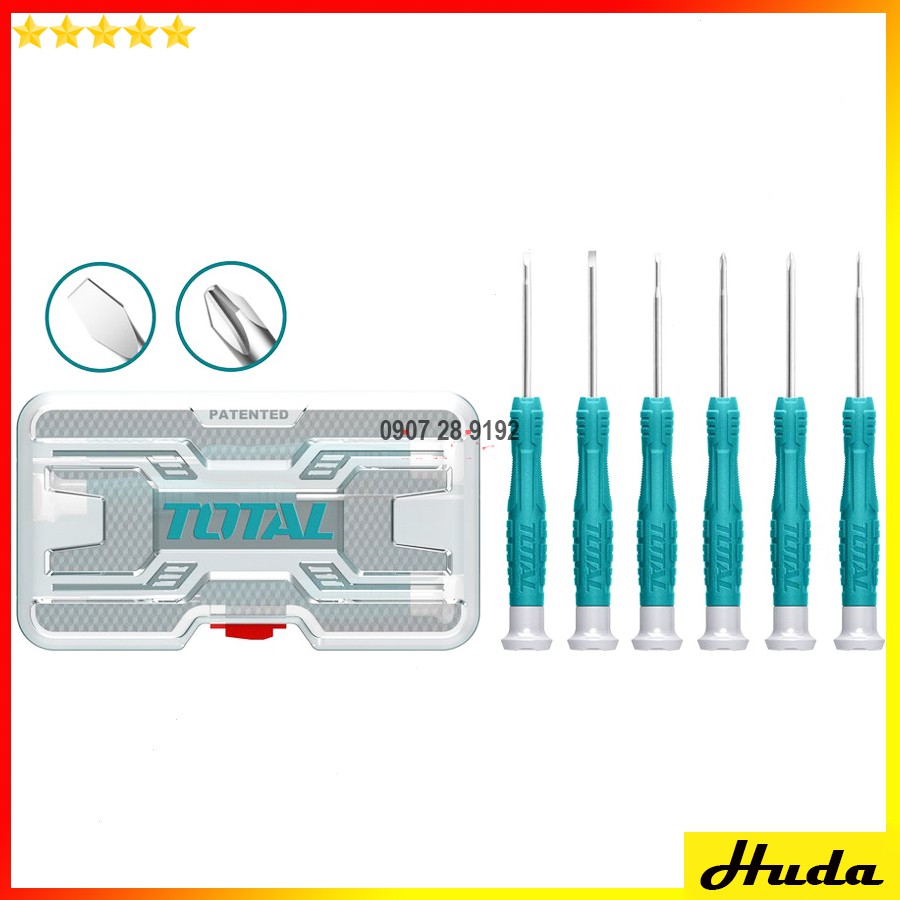 Bộ tua vít sửa đồng hồ Tuốc nơ vít sửa chữa linh kiện điện tử Total Ingco